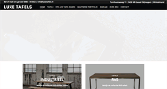 Desktop Screenshot of luxetafels.nl