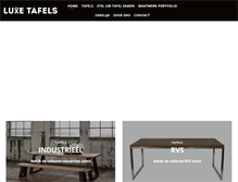 Tablet Screenshot of luxetafels.nl